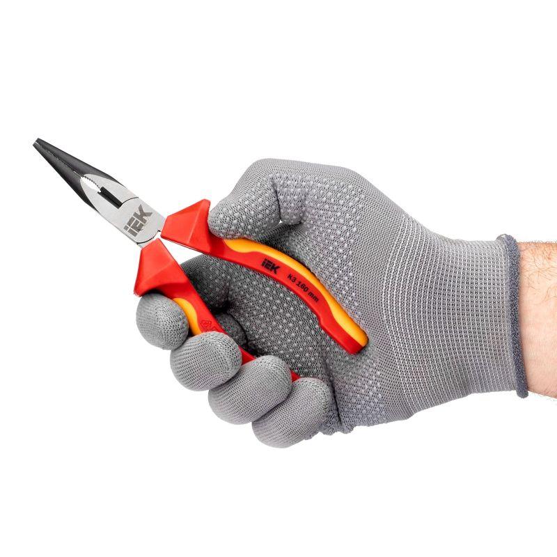 Тонкогубцы диэлектрические 160мм K3 ARMA2L 3 IEK A2L3-LN20-K3-160