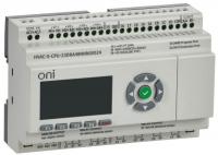 Контроллер программируемый логический HVAC S ЦПУ 8DI 8DO 1AI 4PT 2AO LED дисплей RS485 24В DC ONI HVAC-S-CPU23DRA48NNN00024