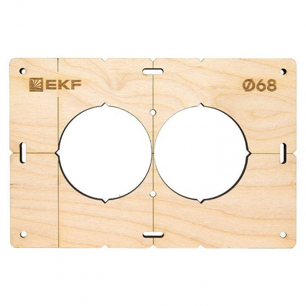 Комплект шаблонов для подрозетников d68мм Expert EKF sh-d68-k